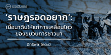 ‘ราษฎรอดอยาก’: เนื้อนาดินให้แก่การเคลื่อนไหวของขบวนการชาวนา
