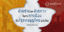 ฝ่ายซ้ายและฝ่ายขวาในทางการเมืองกับรัฐธรรมนูญไทยฉบับใหม่