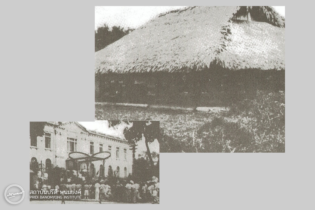 สถานที่ประชุมสภาประชาชนฯ ตำบลเตินจร่าว 16-8-1945 ประชาชนฮานอยลุกฮือขึ้น 19-8-1945